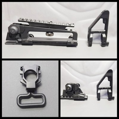 R7金属带插销三角瞄侧扣提拔M4A1zA2M16A4铝合金挂扣司俊司马HK41