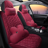 科技布汽车坐垫后排三人r座四季 通用前排主副驾驶单个全包座套卡