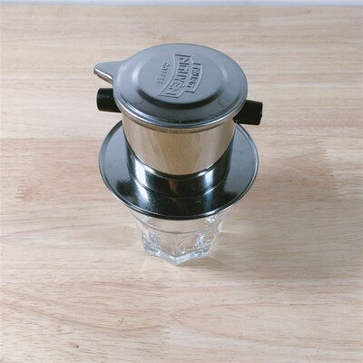 新品上架越d南中原咖啡滤杯不锈钢滴壶手冲咖啡过滤滴漏杯户外居