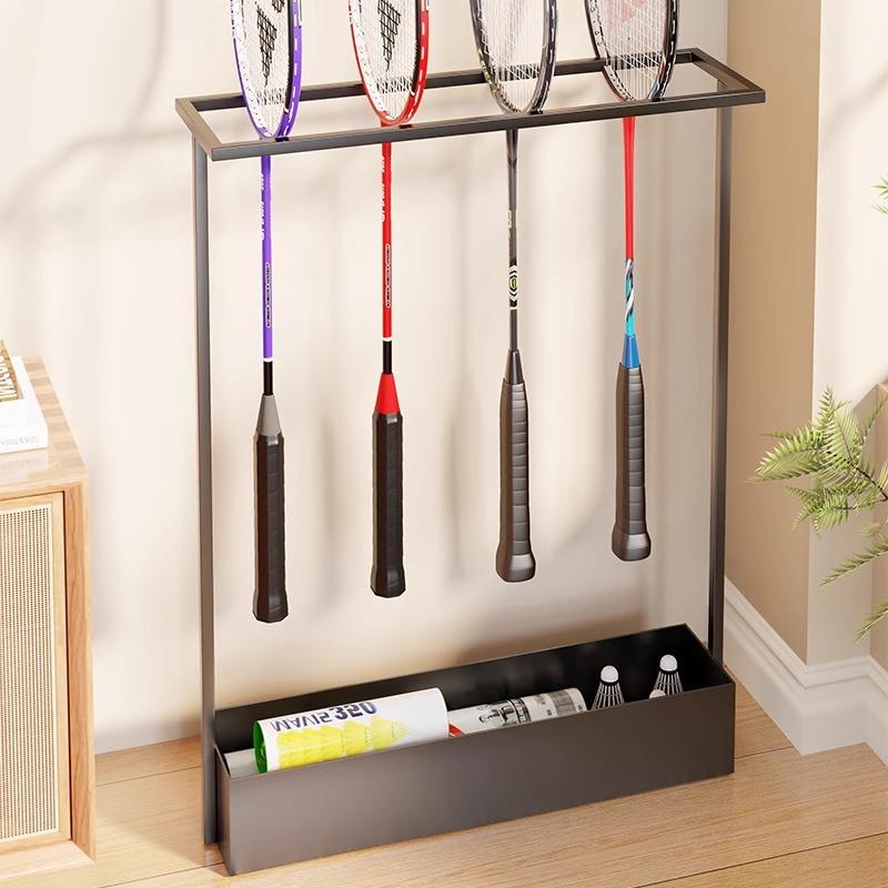 大容量羽毛球网球拍放置架体育馆运动器材收纳架体育用品收纳神器