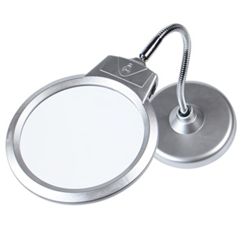 台式放大镜高清倍带o灯老人阅读修表维修台灯美容手机雕刻勾假发