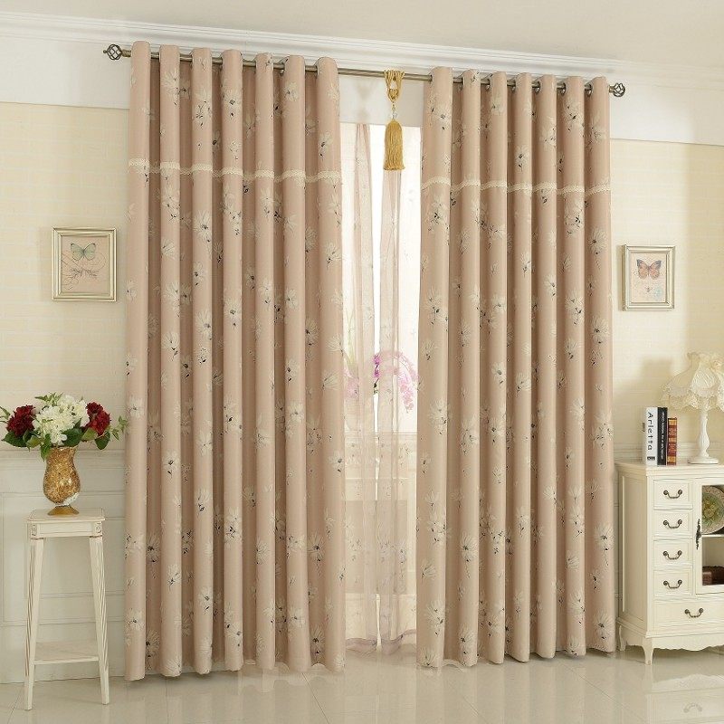 飘窗窗帘成品雏菊印花窗帘客w厅高遮光窗帘布卧室韩式窗帘纱定制c,居家布艺,定制窗帘,淘宝优惠券,粉丝福利购,淘宝优惠卷