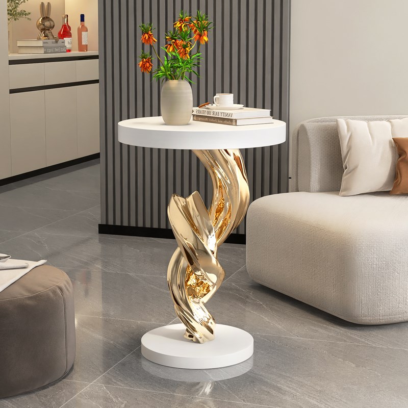 艺术大型客厅落地摆件t装饰电视柜旁沙发边几茶几乔迁礼物