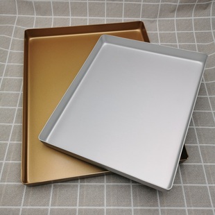 烘培家用加厚长方形烤盘铝合w金阳极不粘面包烘盘烘焙器具烘炉烤