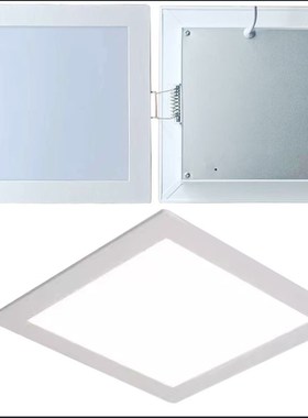 led老式带卡扣厨房灯厕所卫生间孔17x17 2H0x20 30x30平板灯吸顶