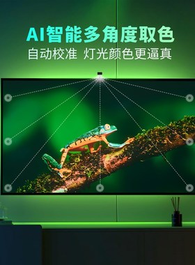 电视随屏同步eLED灯带背灯客厅背景墙装饰智能rgb电竞游戏气氛灯