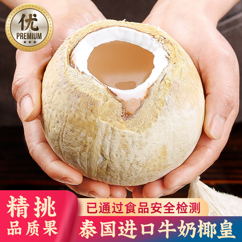 10个泰国椰皇椰子新鲜椰青香水椰汁孕妇补羊水椰子蛋水果