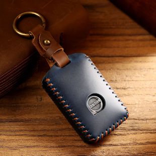 XC90汽车真皮包壳扣复古 XC40 适用于沃尔沃钥匙套男女XC60 S90