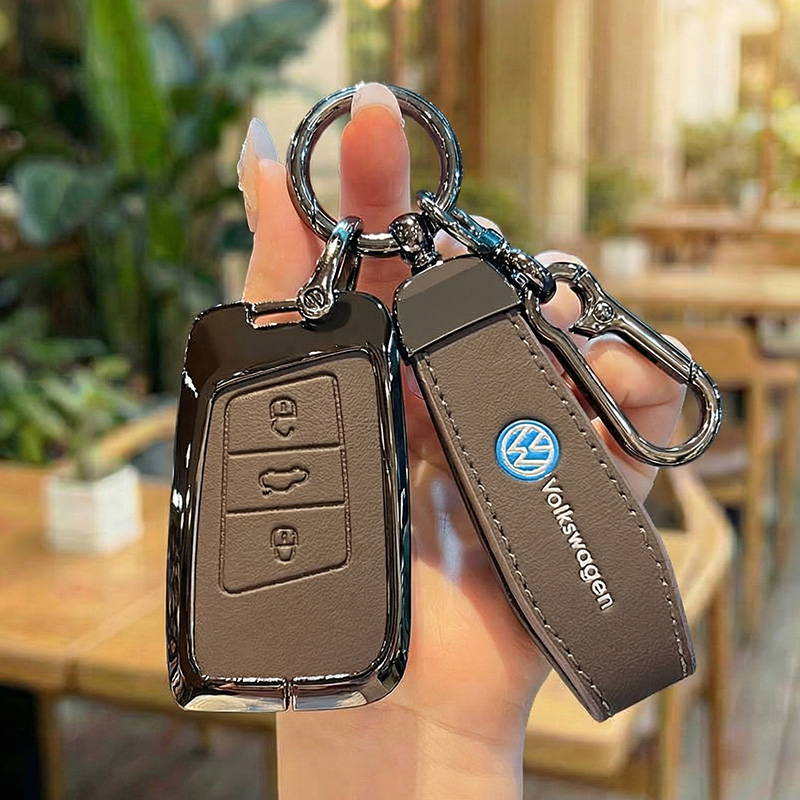 适用于大众速腾朗逸钥匙套宝来cc迈腾polo探岳途岳帕萨特车钥匙壳