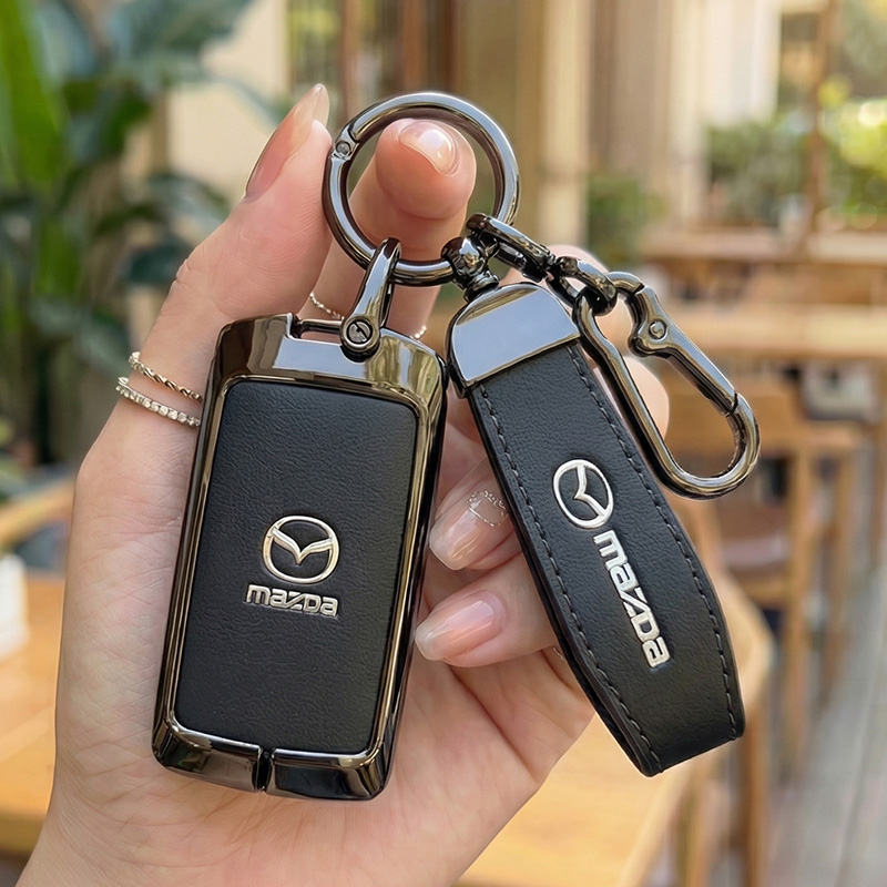 适用于马自达3昂克赛拉钥匙套CX5车CX4阿特兹CX50行也CX30CX8壳扣