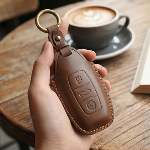 专用红旗HS5钥匙套HS3 H6 H5 HS7 H9 EHS9车EQM5 H7高档真皮包扣