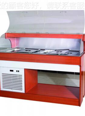 厂家直销 480揭盖式靠拉墙沙拉台 商用自助沙台 酒餐店厅S餐alad