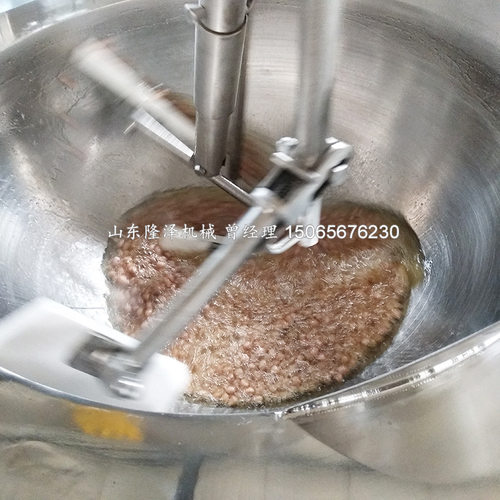 蜂蜜花生油炸机器设备 核桃仁裹糖油炸锅 腰果裹糖油炸流水线