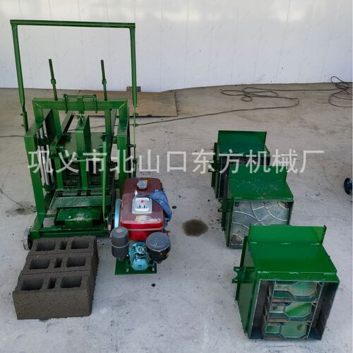 柴油移动制作400-150-200三孔空心砖免烧水泥柴油压砖机无需用电