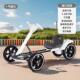 高档儿童电丁动卡车四折轮遥坐控小汽车可大人婴儿宝宝 叠便携玩