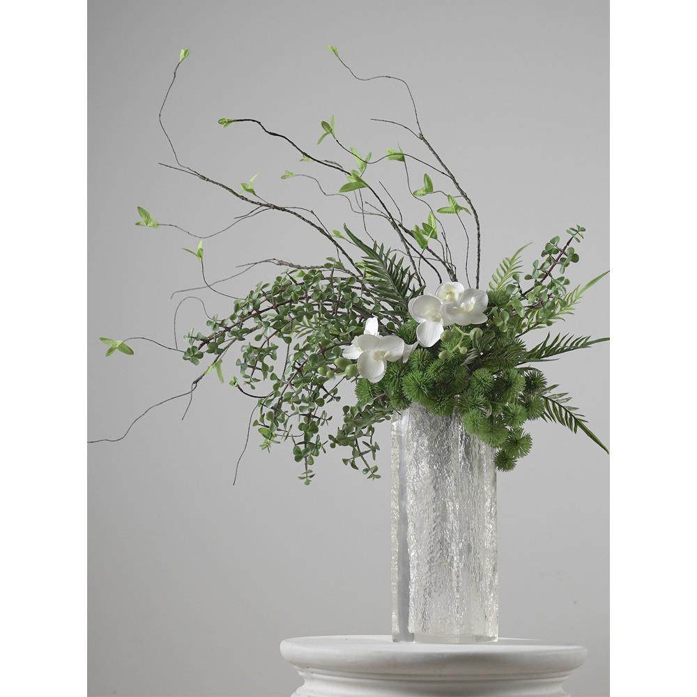 现代轻奢仿真花艺绿植冰裂纹花瓶客厅餐桌售楼处酒店桌面软装摆件,家居饰品,婚庆/商业花艺,淘宝优惠券,粉丝福利购,淘宝优惠卷