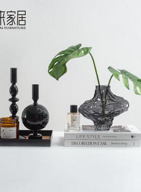 样板房客厅茶几摆件套装高级感桌面组合彷真花摆设轻奢高档装饰品