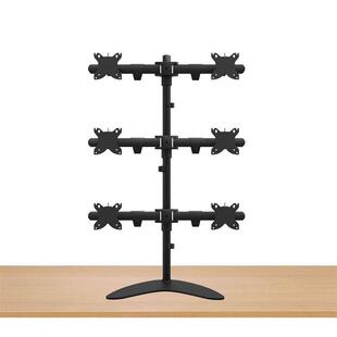 丰睿成六屏显示器支架桌面多屏电脑萤幕挂架炒股三层六联屏支架臂