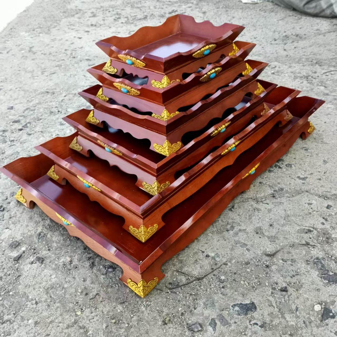 托 托盘 餐盘 实木餐盘 蒙古烤全羊盘 手把肉托 托盘 正方形果盘