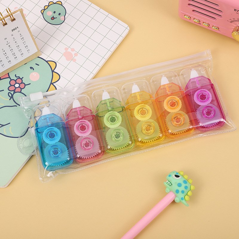 6个装修正带大量简约改正带学习文具办公用品涂改带