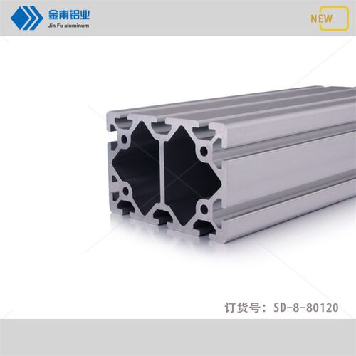 金甫工业铝合金型材80x120欧标机械手承重龙门横梁80120直线导轨