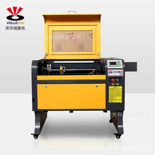 高配4060激光雕刻双色板有机玻璃木刻画亚克力切割机 沃尔润新款