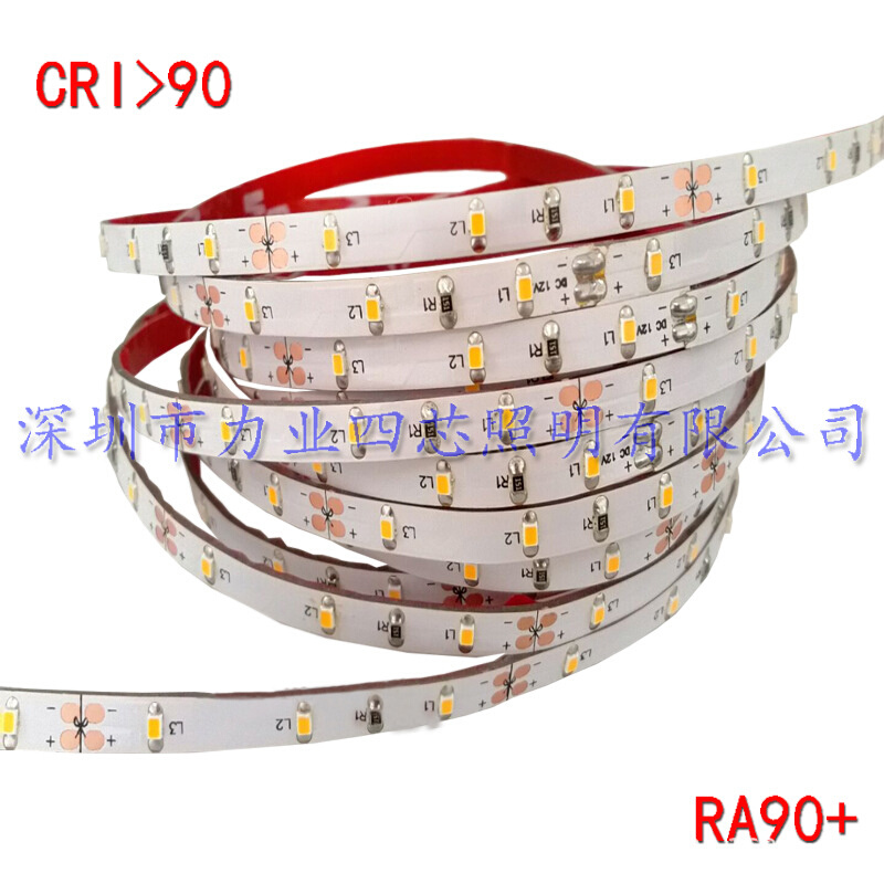 CRI90+高显指 2216LED灯带 5MM宽超窄60灯每米 12V led灯条