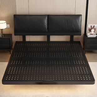 悬浮床铁艺床双人床单人床家用现代简约碳素钢床架排骨架铁架铁床