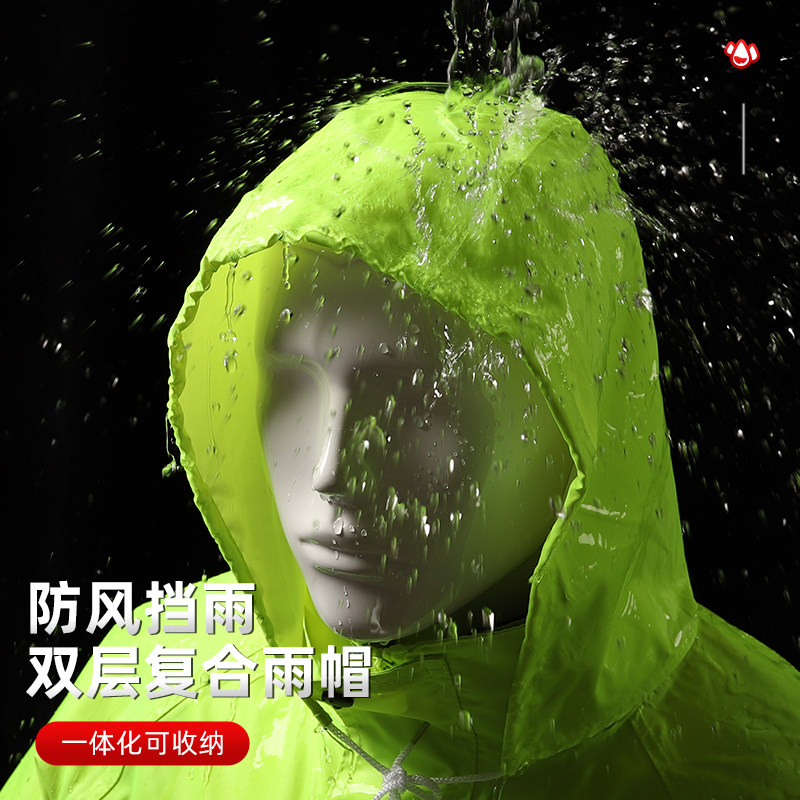 交通反光衣工地施工雨衣雨裤套装男士防暴雨骑行全身电动车雨披