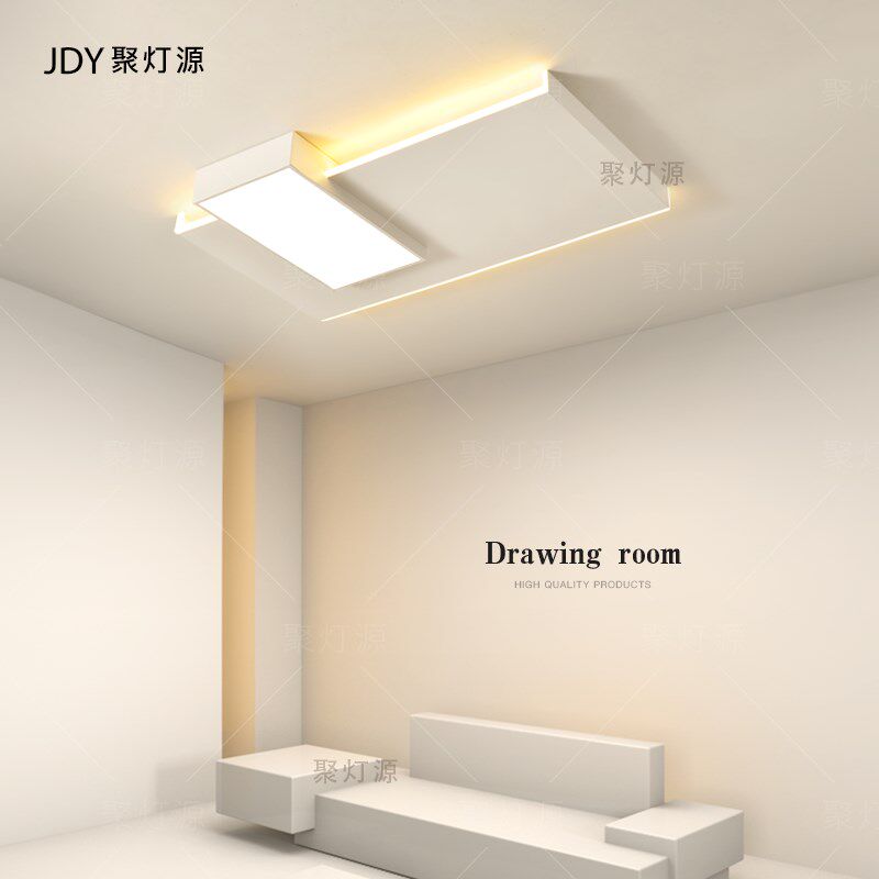 创意led吸顶灯简约现代客厅灯设计师无主灯射灯卧室餐厅书房灯具