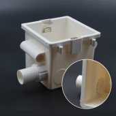 3分4分6分国标电线管锁扣锁母底盒盒接 PVC16 杯梳200个