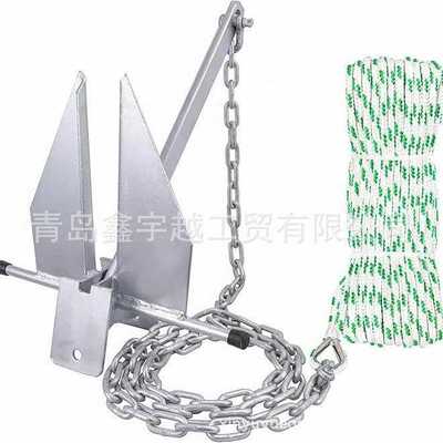 现货热镀锌丹弗斯锚丹福尔锚船锚组合大抓力锚fluke anchor