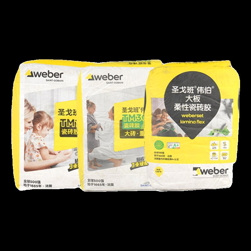 圣戈班伟伯TM301玻化砖和石材粘合剂瓷砖胶地砖墙砖胶粘剂泥