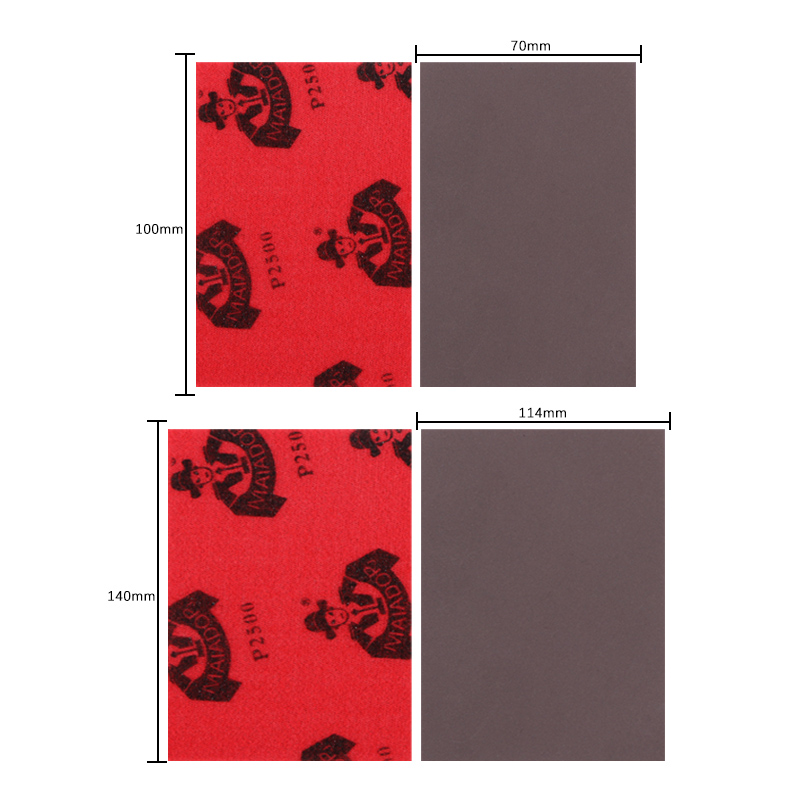 勇士方形植绒海绵砂纸汽车漆面抛光打磨模型手机外壳自粘砂纸磨块