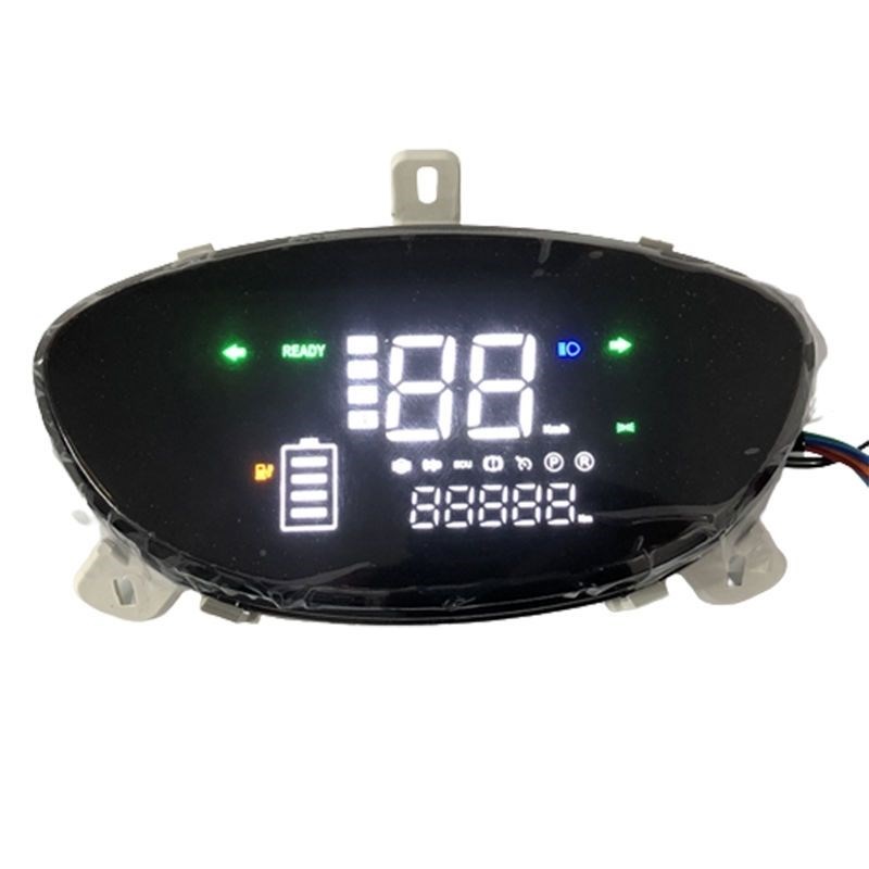 电动车迅鹰数码表电动车正控负控仪表液晶速度里程表优米配件改装