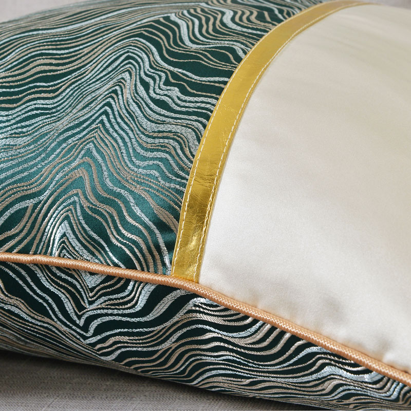 定做轻奢沙发抱枕套含芯客厅样板房床头靠枕长方靠垫汽车腰枕