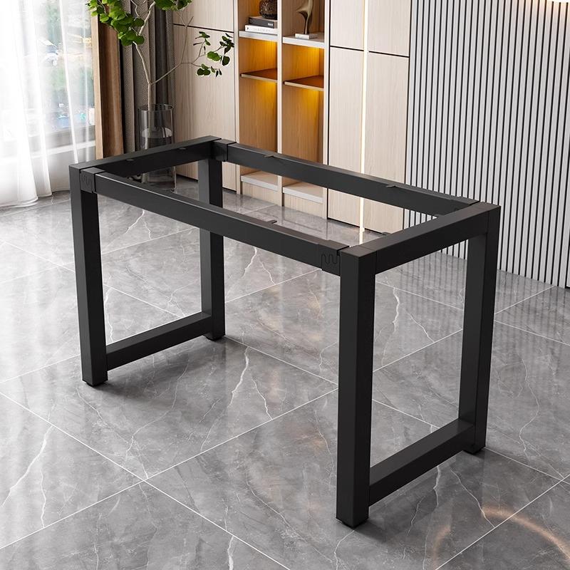 桌腿支架铁艺桌架定制焊烤漆金属餐桌脚办公桌子腿铁艺茶几吧台腿