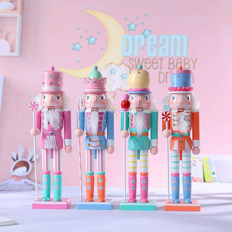 北欧可爱胡桃夹子木偶士兵木头人摆件创意女孩儿童房酒柜装饰摆设,家居饰品,装饰摆件,淘宝优惠券,粉丝福利购,淘宝优惠卷