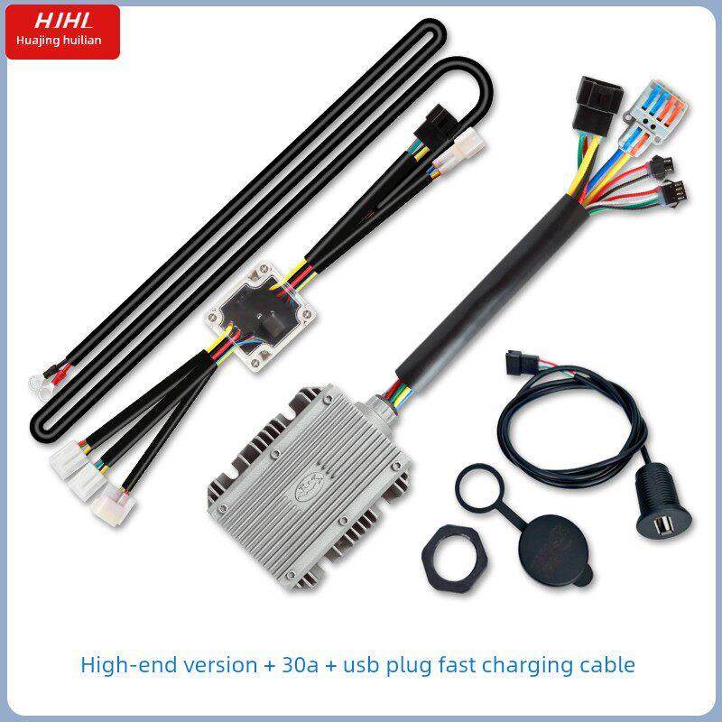 极芯zeeeho Ae4Ae5双直流仪表耐烧导线电动车直流变换器升级改造