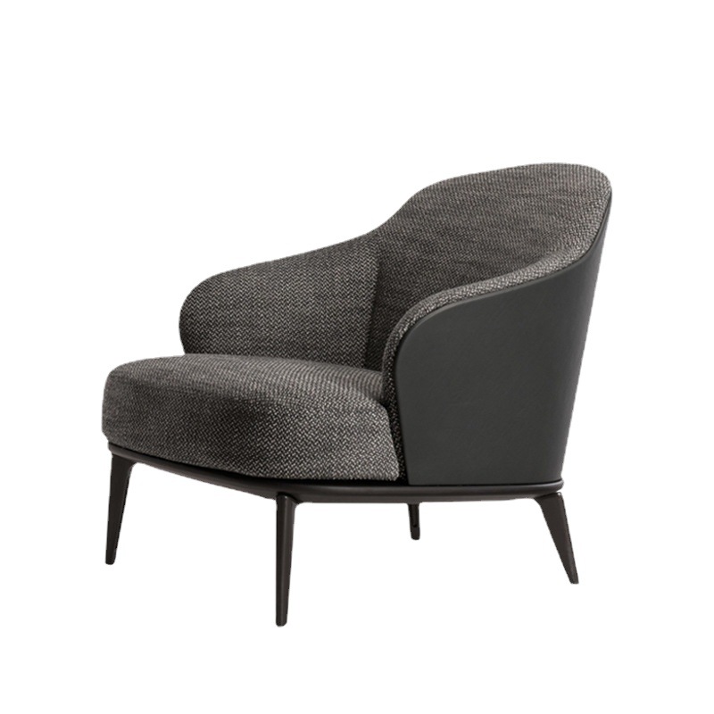 轻奢酒店设计师单人沙发椅网红会客椅子北欧极简休闲懒人沙发椅子