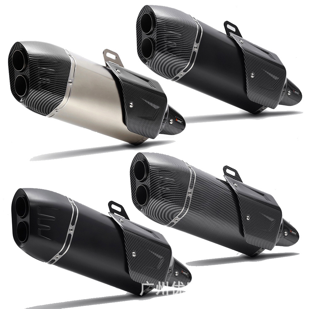 S7盾牌摩托车排气管通用排气尾段通用于春风3000SR/忍者650/踏板