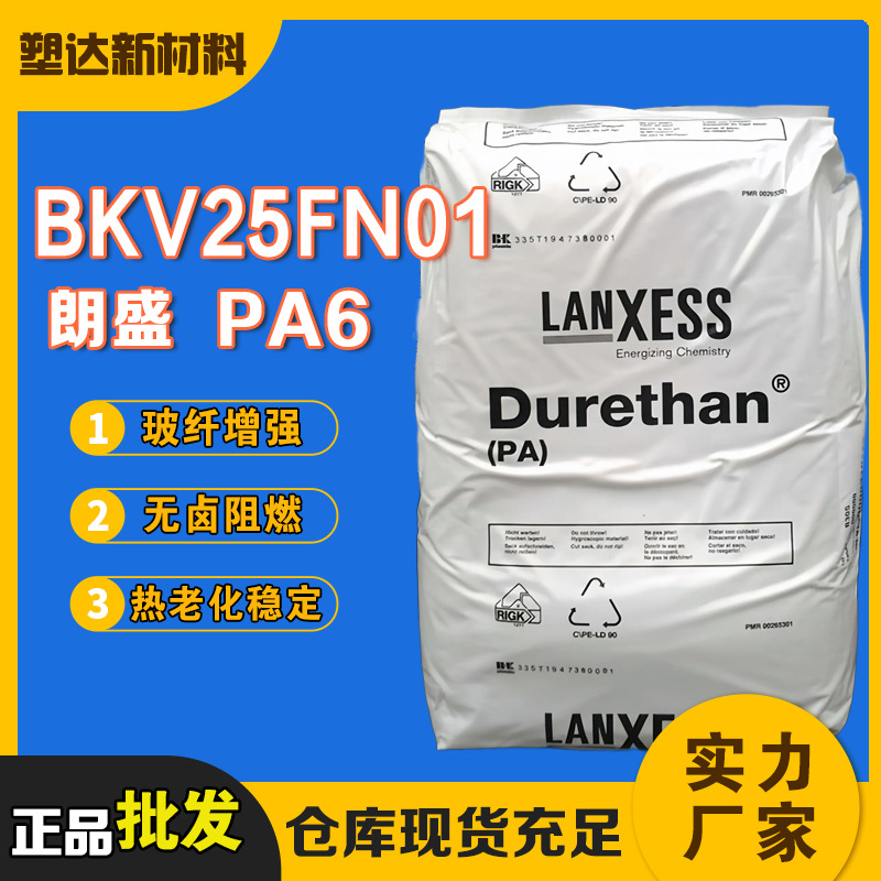 朗盛PA6颗粒 BKV25FN01/04 耐热老化 玻纤增强无卤阻燃尼龙切片