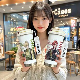 时光代理人周边保温杯夏斐vein高颜值动漫大容量女生不锈钢水杯子