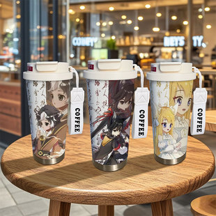 奇喵君故事周边保温杯猫八两猫四月猫三丰大容量儿童不锈钢水杯子