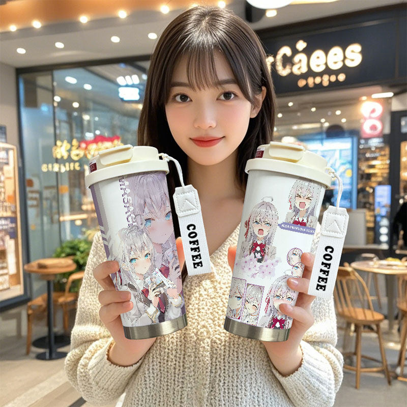 不时轻声地以俄语遮羞的邻座艾莉同学周边保温杯大容量儿童水杯子,餐饮具,保冷/保温杯,淘宝优惠券,粉丝福利购,淘宝优惠卷