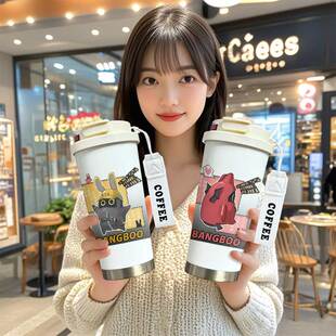 绝区零邦布周边保温杯2025新款二次元大容量学生儿童不锈钢水杯子