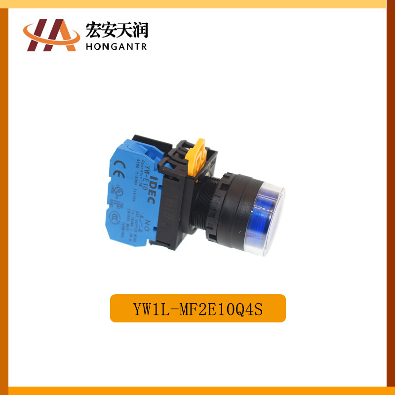 IDEC和泉 带灯按钮开关YW1L-MF2E10Q4S / YW1L-MF2E01Q4S