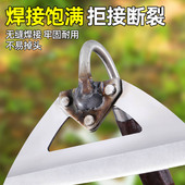 小锄头除草锄家用种菜锄草专用不锈钢园J艺拔草根神器农用工具大