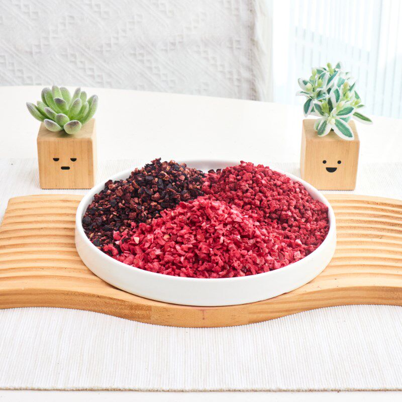 狗狗猫咪a冻干三莓粉颗粒宠物零食蔓越莓蓝莓混合水果拌狗粮营养
