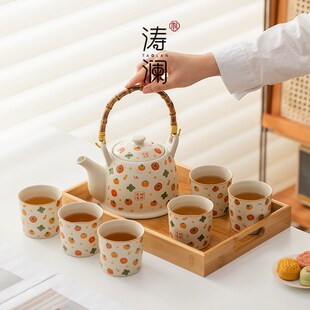 家用新r婚礼物送新娘新人结婚陪嫁送闺蜜订婚礼 茶具茶壶茶杯套装